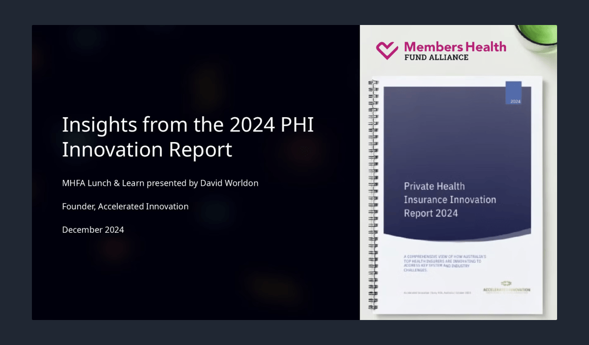 Insights from the 2024 PHI Innovation Report – Accelerated Innovation